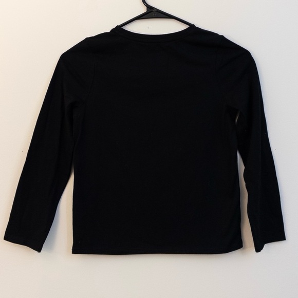 NWT Cat & Jack Black Long Sleeve Shirt with Unicorn and Moon Design Size 8 - Picture 3 of 3